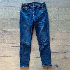 7 For All Mankind Dark Blue Skinny Jeans
